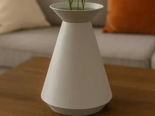 Elegante Konus-Vase – modern & schlicht