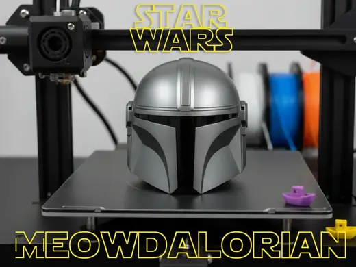 The Meowdalorian – Mandalorian Kitty Helmet
