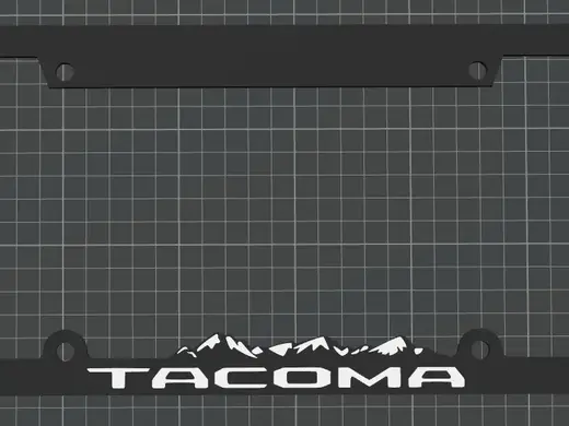 Toyota Tacoma License Plate Cover