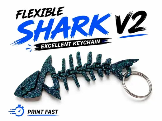 Flexible Shark V2 (Quick Print, No AMS!)