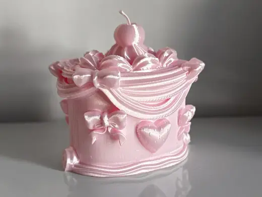 华丽的蛋糕首饰收纳盒 8cm cake case