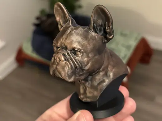 French Bulldog Bust