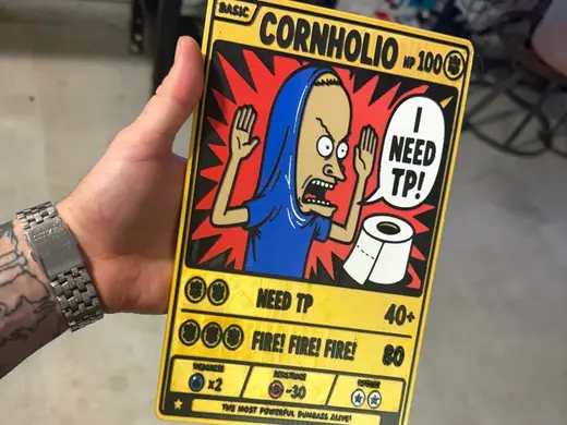 Cornholio Oversized Pokemon Card Gold Edition