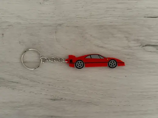 Ferrari F40 Keychain