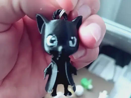 Cateo - The Cat from the Matrix - Keychain