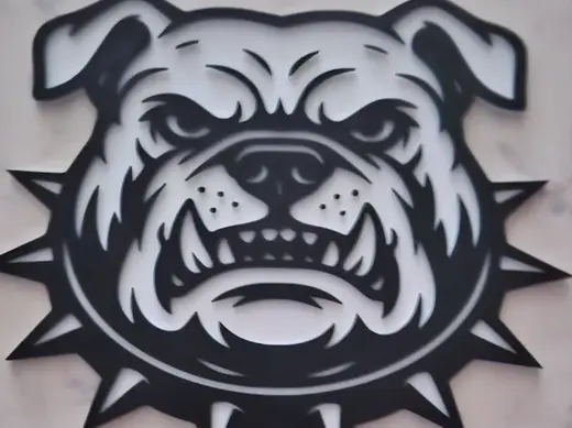 Bulldog beware of the dog