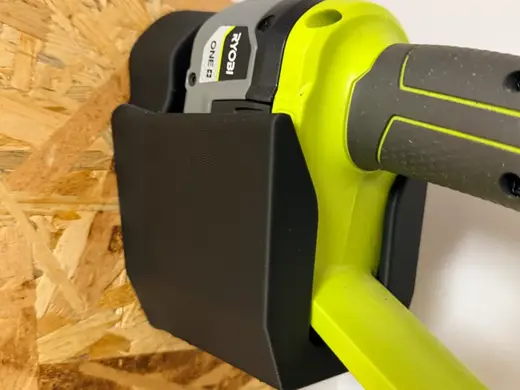 Ryobi OLT1832 grass trimmer wall mount