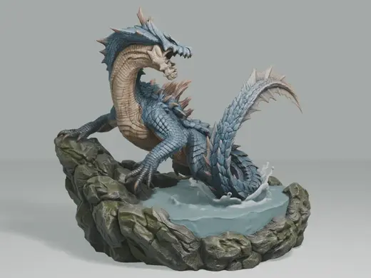 Lagiacrus - Monster Hunter Diorama #012