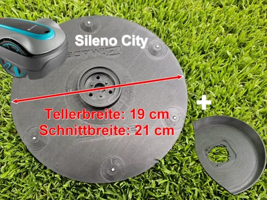 Messerteller und Schutz für 21cm Schnittbreite