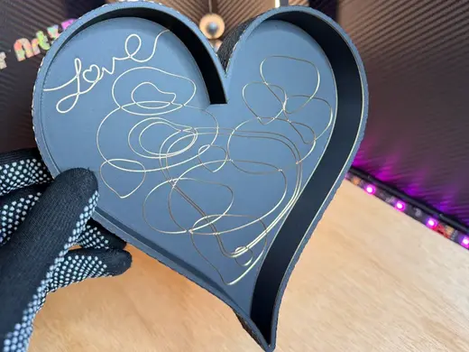 Vide poche LOVE coeur Valentine's Day esthétique