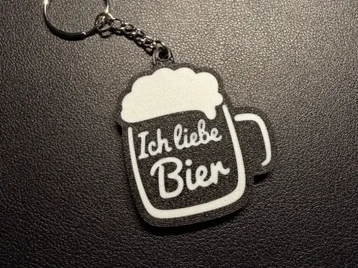 Ich liebe Bier - Schlüsselanhänger