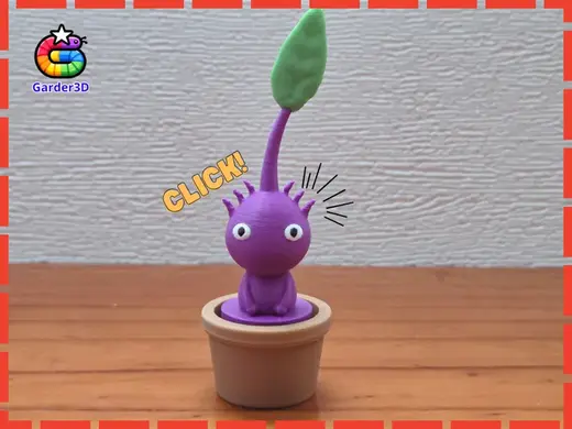 Clicker Pikmin Morado
