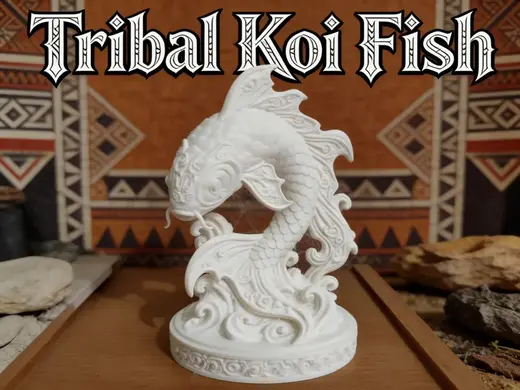Ornamental Koi Fish Statue