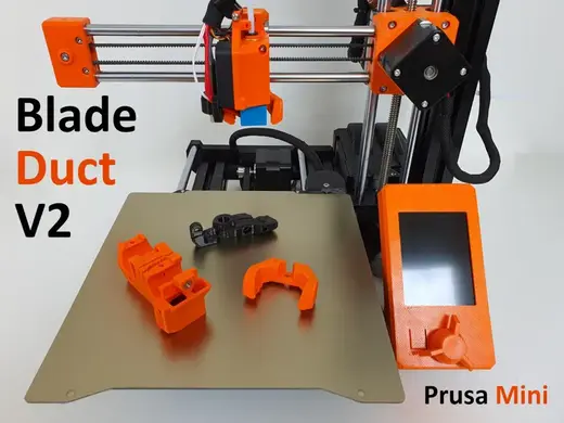 Prusa Mini Detachable Cooling Duct Assembly V2