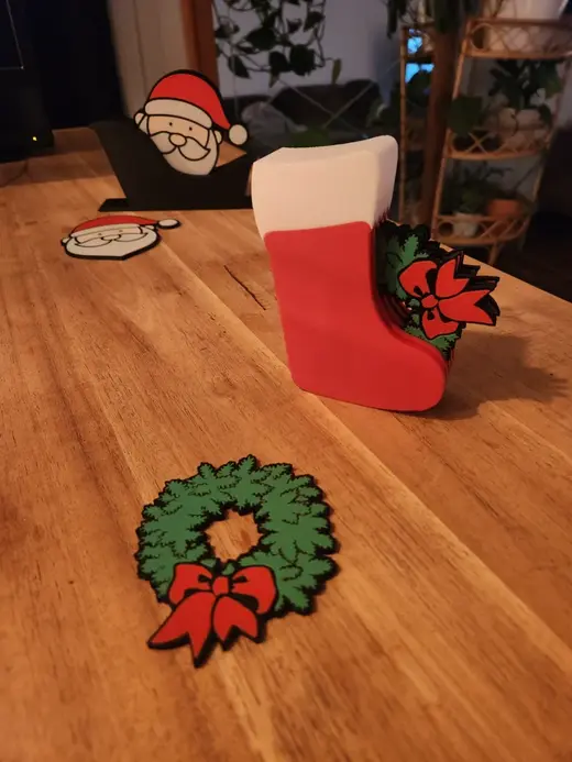 Christmas Wreath coaster and holder