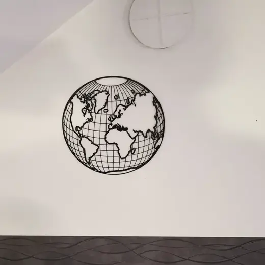 2D earth wall-hang art
