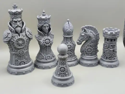 Steampunk Monarchy CHESS SET