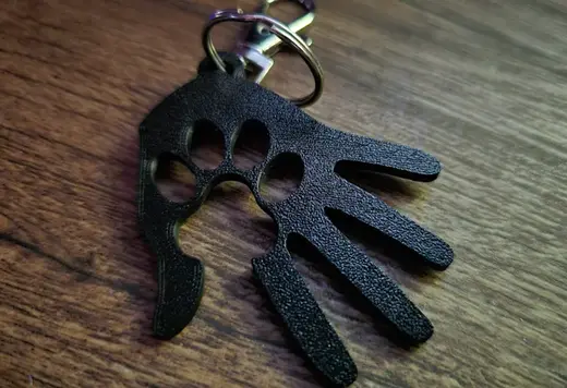 Paw in Hand Keychain