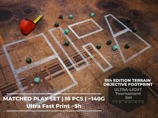 40k 11th Edition Terrain Footprints