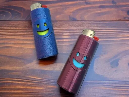 Happy Face Bic Sleeve