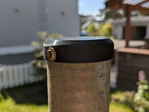 Fence Post Cap round 60mm (2.36 inch) fence posts