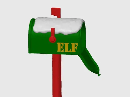 Elf Mailbox – North Pole Delivery Guaranteed!