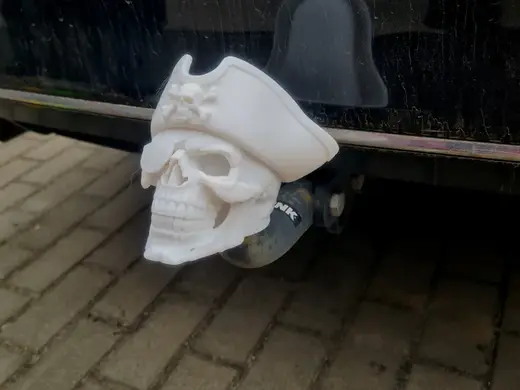 Pirate skull tow bar (NO AMS)