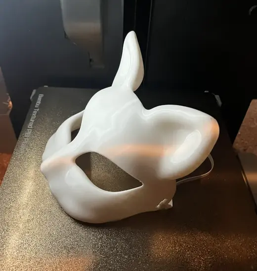 Kitsune cat mask