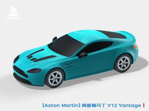 【Aston Martin】阿斯顿马丁 V12 Vantage 豪华跑车 公路车 组装/轮胎可动