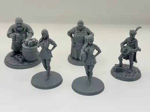 1/32 Medieval Tavern NPC & Prop Mega Pack