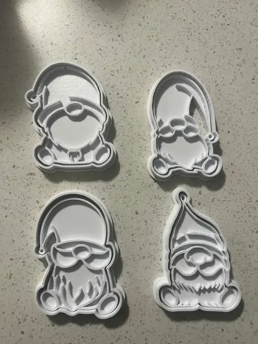 Christmas Gnome Cookie Cutters and Stamps