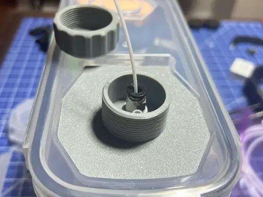 Desiccant Filled Cereal Box Filament Feeder