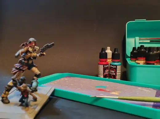 Paint Travel Case with Wet Palette