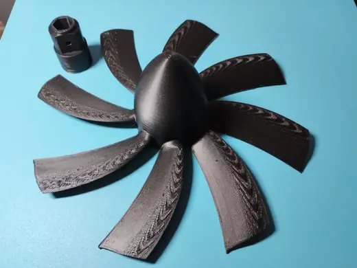 Propeller for Three-Shaft Turboprop Engine Model