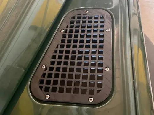 Bocchetta DX Land Rover Defender aperta