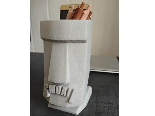MOAI statue | Easter island | pen phone holder