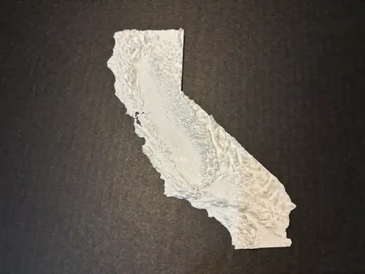 State of California terrain