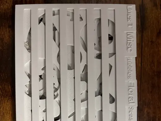 3x5 Tabbed Journaling Stencils