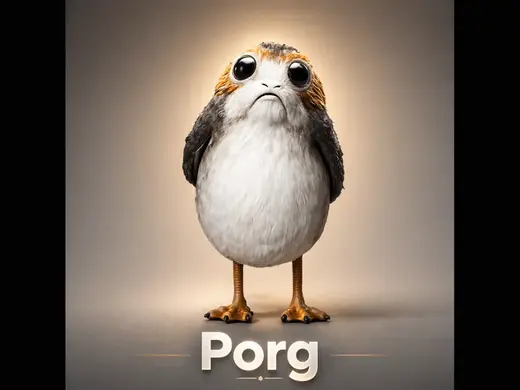 Porg - Star Wars Weird little space birds