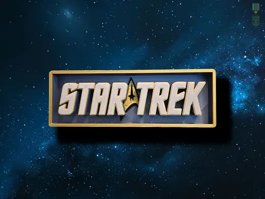 Star Trek Film Cinema Room Sign Logo Box