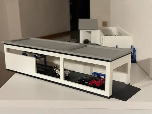 1/64 upper another floor for garage repair shop