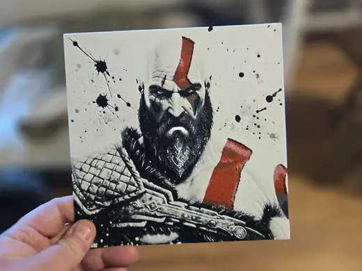 Graffiti Kratos Hueforge