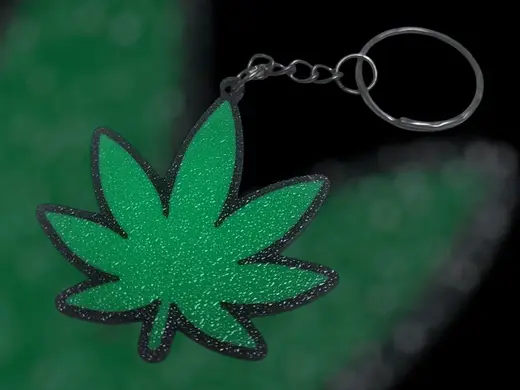 Cannabis keyrings 2