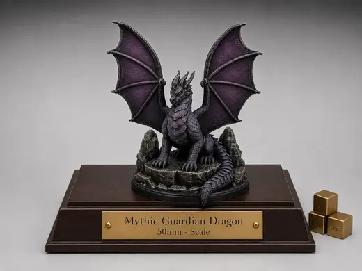 Mythic Guardian Dragon Miniature