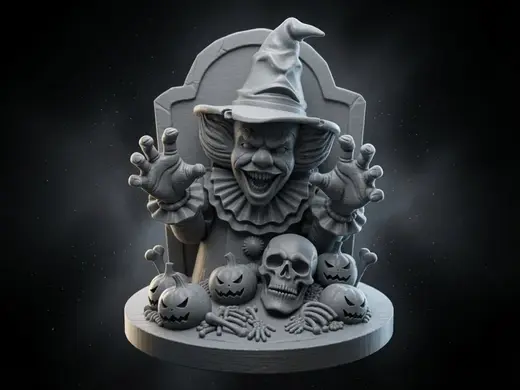Pennywise Halloween Statue