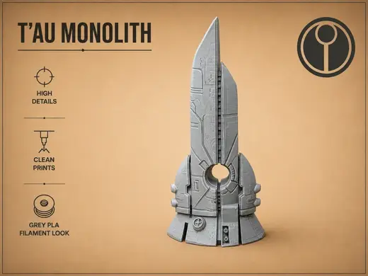 Tau Energy Pylon - Tabletop Terrain