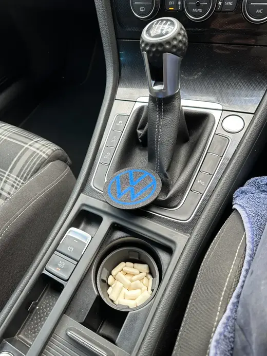 VW GOLF MK7 Cup Holder Pot with lid
