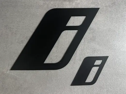 BMW i Carpet Logo Stencil