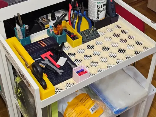Gridfinity baseplate for IKEA Nissafors