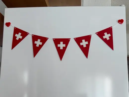Swiss Flag Pennant